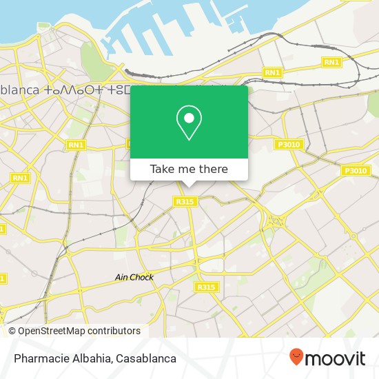 Pharmacie Albahia map