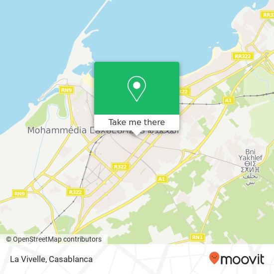 La Vivelle map