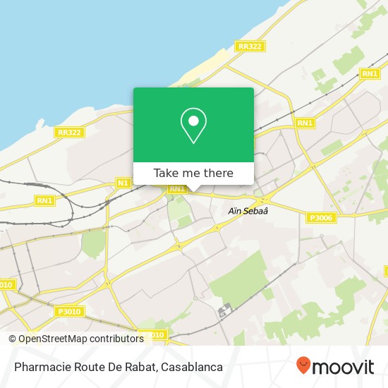 Pharmacie Route De Rabat plan