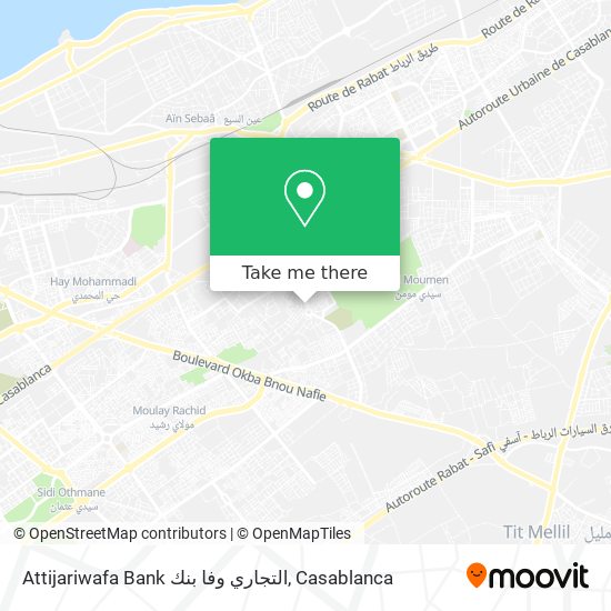Attijariwafa Bank التجاري وفا بنك map