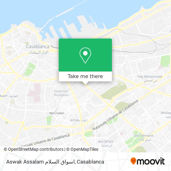 Aswak Assalam اسواق السلام map