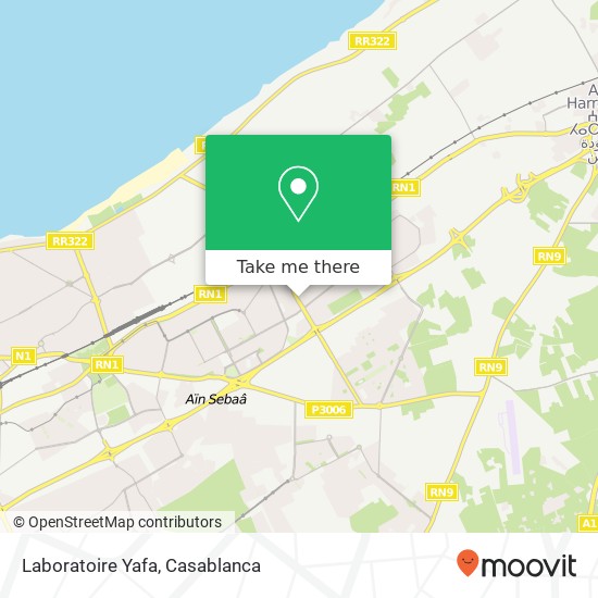 Laboratoire Yafa map
