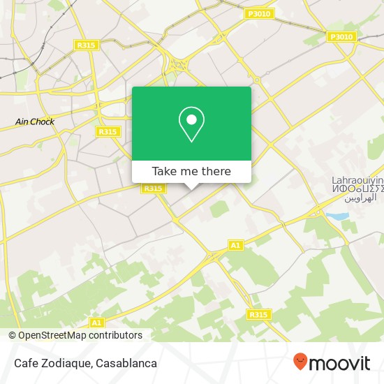 Cafe Zodiaque map