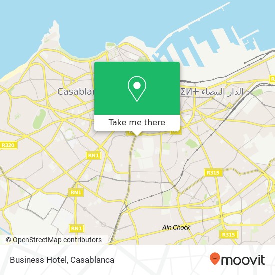 Business Hotel map