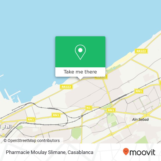 Pharmacie Moulay Slimane map