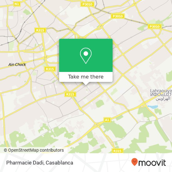 Pharmacie Dadi map