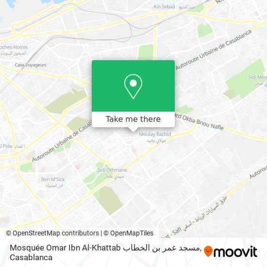 Mosquée Omar Ibn Al-Khattab مسجد عمر بن الخطاب map