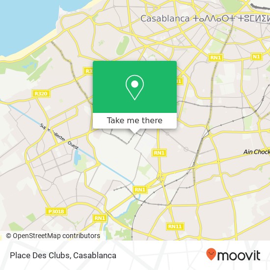 Place Des Clubs map