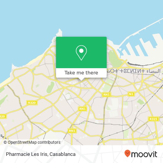 Pharmacie Les Iris map