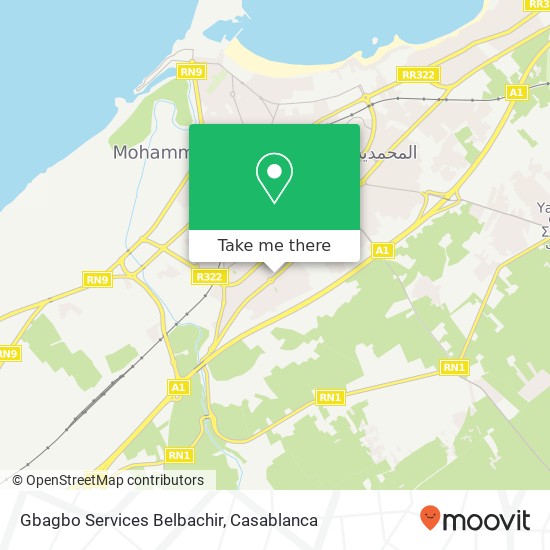 Gbagbo Services Belbachir map