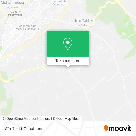 Aïn Tekki map