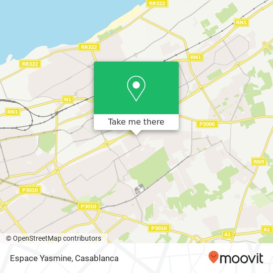 Espace Yasmine map