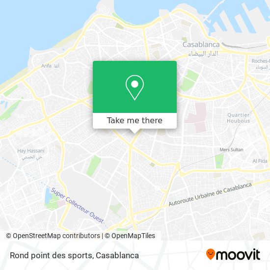 Rond point des sports map