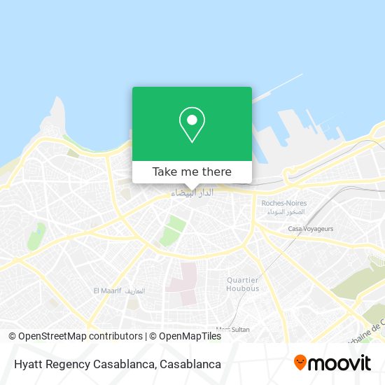 Hyatt Regency Casablanca map