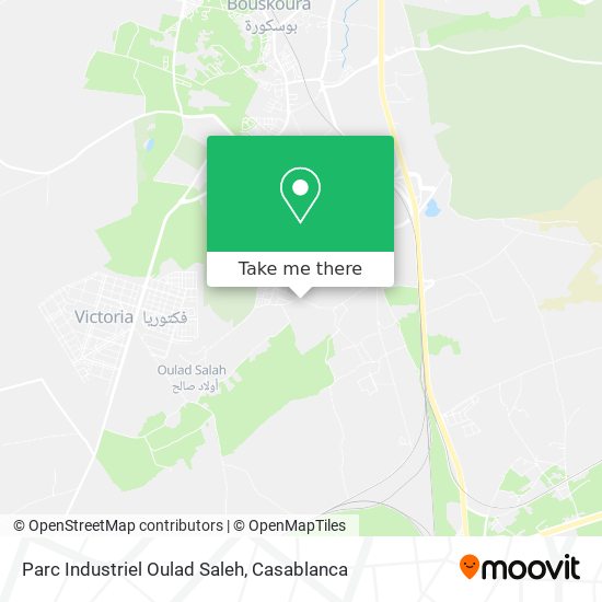 Parc Industriel Oulad Saleh map