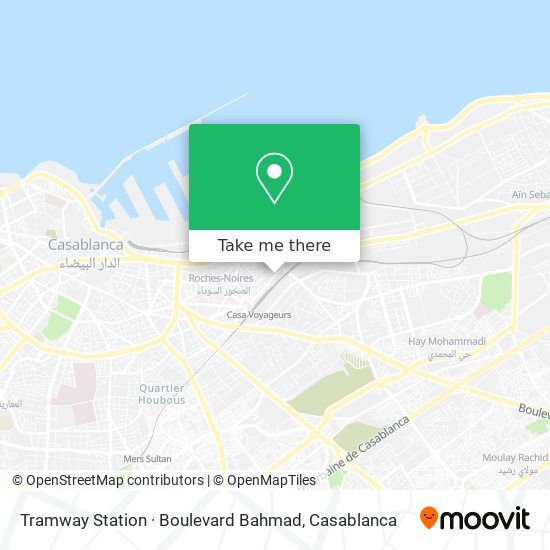 Tramway Station · Boulevard Bahmad map