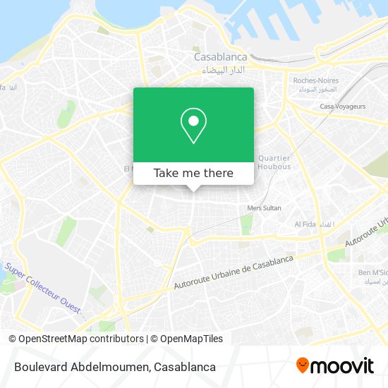 Boulevard Abdelmoumen map