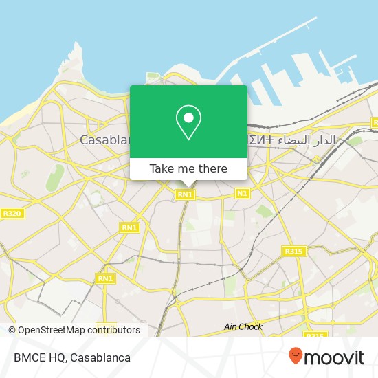 BMCE HQ map