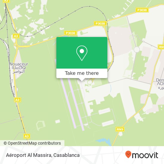 Aéroport Al Massira map