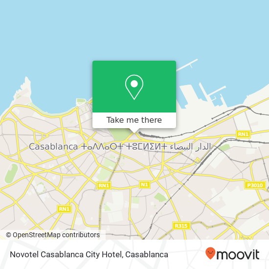 Novotel Casablanca City Hotel plan