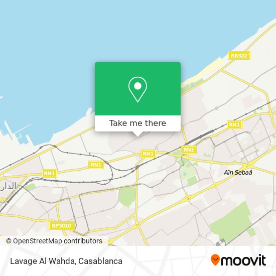 Lavage Al Wahda map