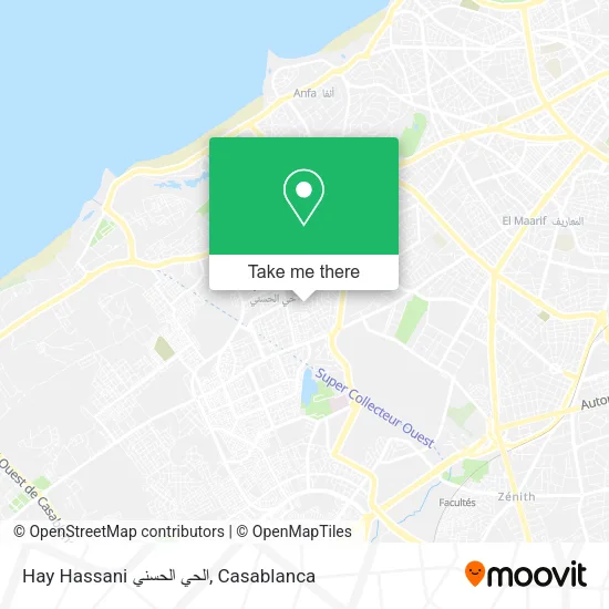 Hay Hassani الحي الحسني map
