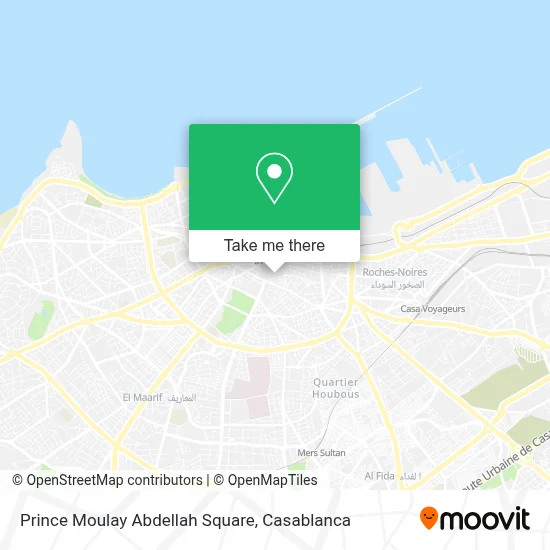 Prince Moulay Abdellah Square map