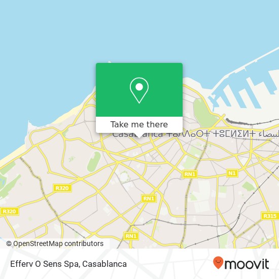 Efferv O Sens Spa map