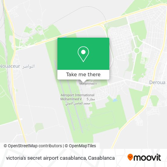victoria's secret airport casablanca map