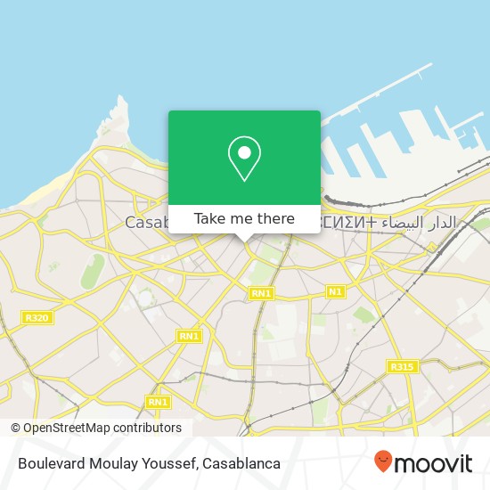 Boulevard Moulay Youssef plan