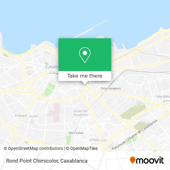 Rond Point Chimicolor map