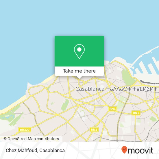 Chez Mahfoud map