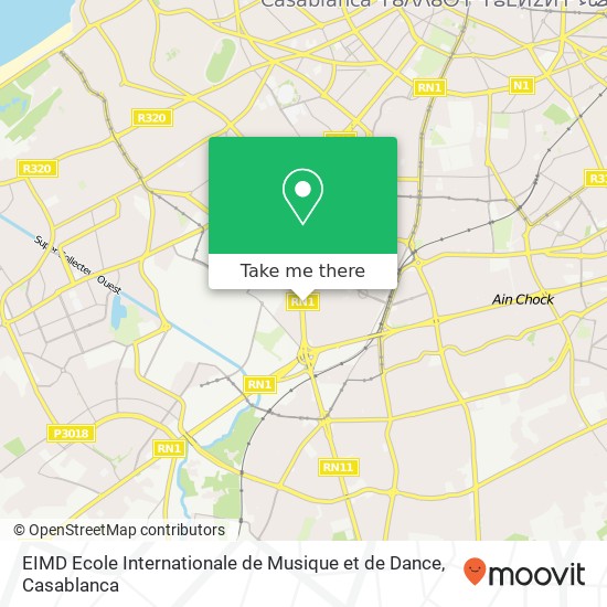 EIMD Ecole Internationale de Musique et de Dance map