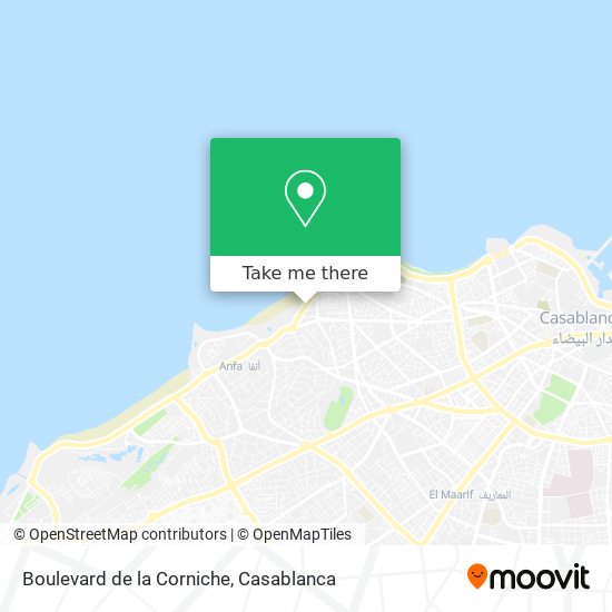 Boulevard de la Corniche map