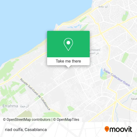 riad oulfa map