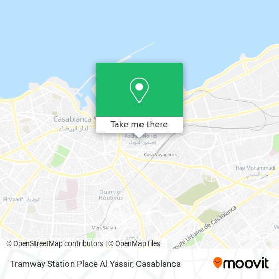 Tramway Station Place Al Yassir map