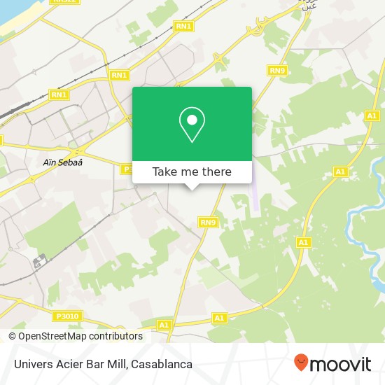 Univers Acier Bar Mill map