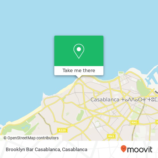 Brooklyn Bar Casablanca map