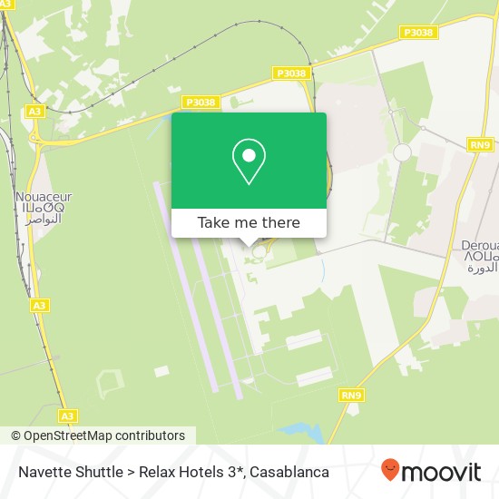 Navette Shuttle > Relax Hotels 3* map