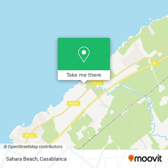 Sahara Beach map