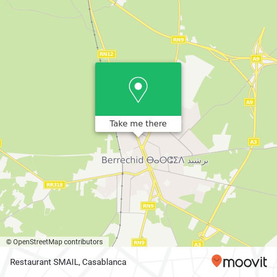 Restaurant SMAIL map