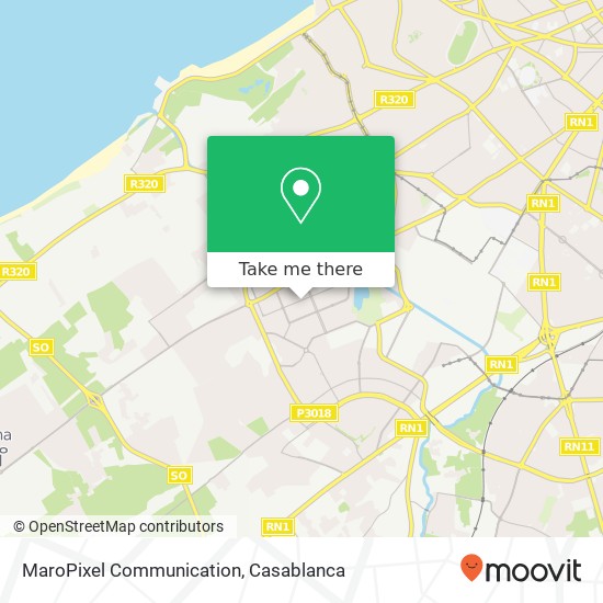 MaroPixel Communication map