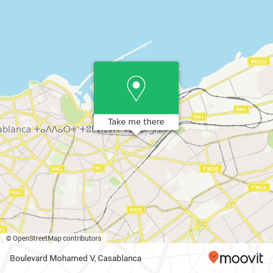 Boulevard Mohamed V map