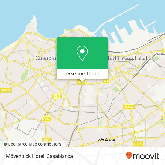 Mövenpick Hotel map