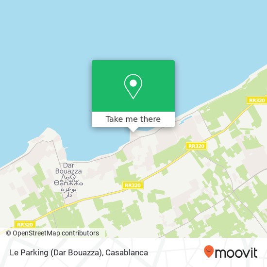 Le Parking (Dar Bouazza) map