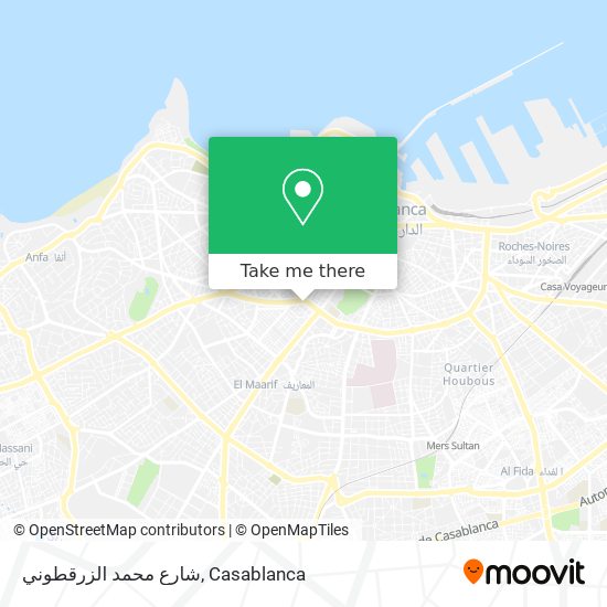 شارع محمد الزرقطوني map