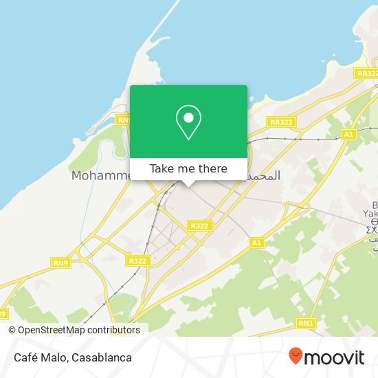 Café Malo map