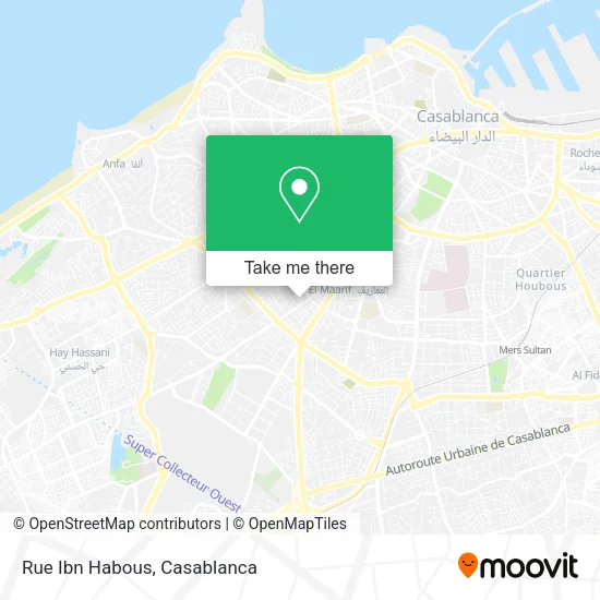 Rue Ibn Habous map