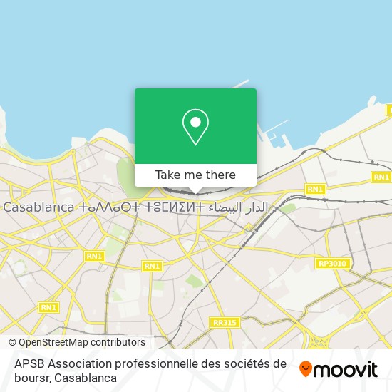 APSB Association professionnelle des sociétés de boursr map
