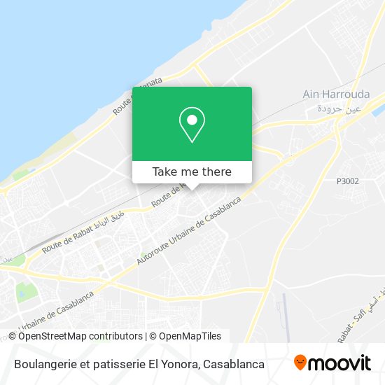Boulangerie et patisserie El Yonora map